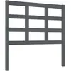 vidaXL Tête de lit Gris 95,5x4x100 cm Bois massif de pin