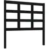 vidaXL Tête de lit Noir 95,5x4x100 cm Bois massif de pin