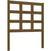 vidaXL Tête de lit Marron miel 80,5x4x100 cm Bois massif de pin