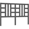 vidaXL Tête de lit Gris 166x4x100 cm Bois massif de pin