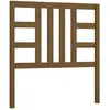 vidaXL Tête de lit Marron miel 96x4x100 cm Bois massif de pin