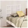 vidaXL Tête de lit Blanc 106x4x100 cm Bois massif de pin