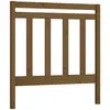 vidaXL Tête de lit Marron miel 106x4x100 cm Bois massif de pin