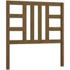 vidaXL Tête de lit Marron miel 106x4x100 cm Bois massif de pin