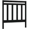vidaXL Tête de lit Noir 96x4x100 cm Bois massif de pin