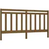vidaXL Tête de lit Marron miel 206x4x100 cm Bois massif de pin