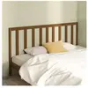 vidaXL Tête de lit Marron miel 186x4x100 cm Bois massif de pin
