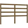 vidaXL Tête de lit Marron miel 156x4x100 cm Bois massif de pin