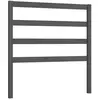 vidaXL Tête de lit Gris 81x4x100 cm Bois massif de pin
