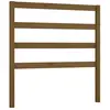 vidaXL Tête de lit Marron miel 81x4x100 cm Bois massif de pin