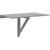 vidaXL Table murale pliable Sonoma gris 100x60x56 cm Bois d'ingénierie