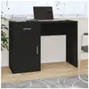 vidaXL Bureau avec tiroir et armoire Noir 100x40x73 cm Bois ingénierie