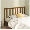vidaXL Tête de lit Marron miel 156x4x100 cm Bois massif de pin