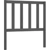 vidaXL Tête de lit Gris 96x4x100 cm Bois massif de pin