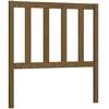 vidaXL Tête de lit Marron miel 106x4x100 cm Bois massif de pin