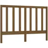 vidaXL Tête de lit Marron miel 156x4x100 cm Bois massif de pin