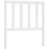 vidaXL Tête de lit Blanc 81x4x100 cm Bois massif de pin
