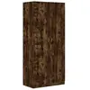 vidaXL Garde-robe Chêne fumé 90x52x200 cm Bois d'ingénierie
