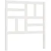 vidaXL Tête de lit Blanc 106x4x104 cm Bois massif de pin