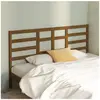vidaXL Tête de lit Marron miel 206x4x104 cm Bois massif de pin