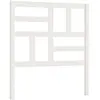 vidaXL Tête de lit Blanc 81x4x104 cm Bois massif de pin