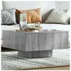vidaXL Table basse Sonoma gris 60x60x31,5 cm Bois d'ingénierie
