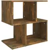 vidaXL Tables de chevet 2pcs Chêne fumé 50x30x51,5cm Bois d'ingénierie