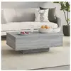vidaXL Table basse Sonoma gris 85x55x31 cm Bois d'ingénierie
