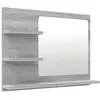 vidaXL Miroir de bain Sonoma gris 60x105x45 cm Bois dingénierie 815661