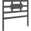 vidaXL Tête de lit Gris 95,5x4x100 cm Bois massif de pin