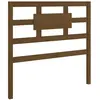 vidaXL Tête de lit Marron miel 95,5x4x100 cm Bois massif de pin