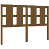 vidaXL Tête de lit Marron miel 140,5x4x100 cm Bois massif de pin
