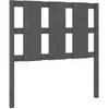 vidaXL Tête de lit Gris 105,5x4x100 cm Bois massif de pin