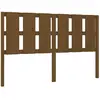 vidaXL Tête de lit Marron miel 155,5x4x100 cm Bois massif de pin