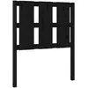 vidaXL Tête de lit Noir 95,5x4x100 cm Bois massif de pin