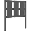 vidaXL Tête de lit Gris 80,5x4x100 cm Bois massif de pin