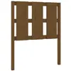 vidaXL Tête de lit Marron miel 80,5x4x100 cm Bois massif de pin
