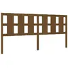 vidaXL Tête de lit Marron miel 205,5x4x100 cm Bois massif de pin