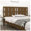 vidaXL Tête de lit Marron miel 185,5x4x100 cm Bois massif de pin