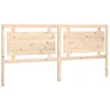 vidaXL Tête de lit 205,5x4x100 cm Bois massif de pin