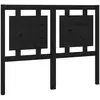 vidaXL Tête de lit Noir 205,5x4x100 cm Bois massif de pin