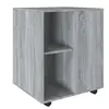 vidaXL Armoire roulante Sonoma gris 60x53x72 cm Bois d'ingénierie