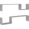 vidaXL Étagères murales 2pcs Sonoma gris 100x15x20cm Bois d’ingénierie