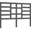 vidaXL Tête de lit Gris 146x4x104 cm Bois massif de pin
