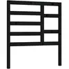 vidaXL Tête de lit Noir 96x4x104 cm Bois massif de pin