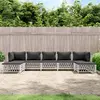 vidaXL Tête de lit Gris 81x4x104 cm Bois massif de pin