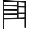 vidaXL Tête de lit Noir 106x4x104 cm Bois massif de pin