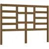 vidaXL Tête de lit Marron miel 126x4x104 cm Bois massif de pin