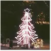 vidaXL Arbre de Noël pliable avec LED Blanc chaud 87x87x93 cm