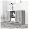 vidaXL Buffet Sonoma gris 120x30,5x70 cm Bois d'ingénierie